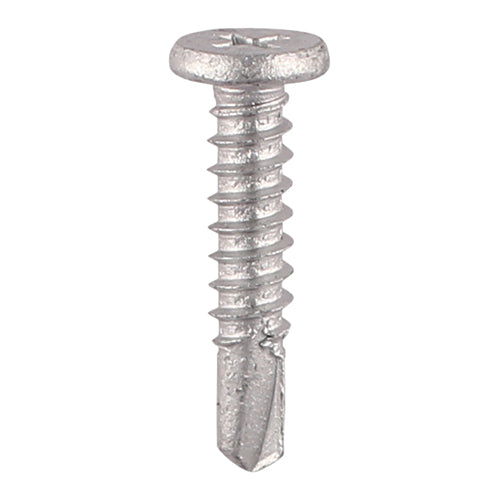 Metal Construction Sheet & Framing Screws - PH - Low Profile Pancake - Exterior - Silver Organic