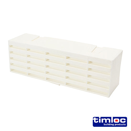 Timloc Airbrick - Plastic - White - 1201ABWH