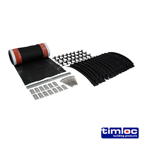 Timloc Roll Out Dry Fix Ridge Kit - Black - 54700