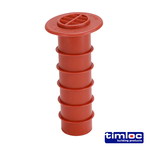 Timloc Cavity Wall Drill Vent - Terracotta - DV3