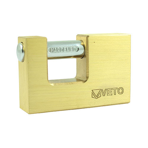 Rectangular Brass Padlock