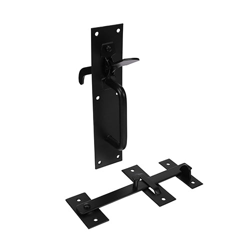 Suffolk Latch - Medium Duty - Black